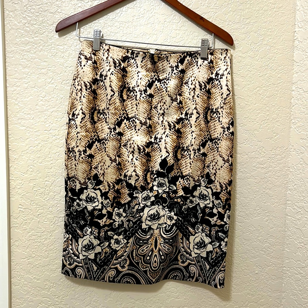 White House Black market midi skirt
